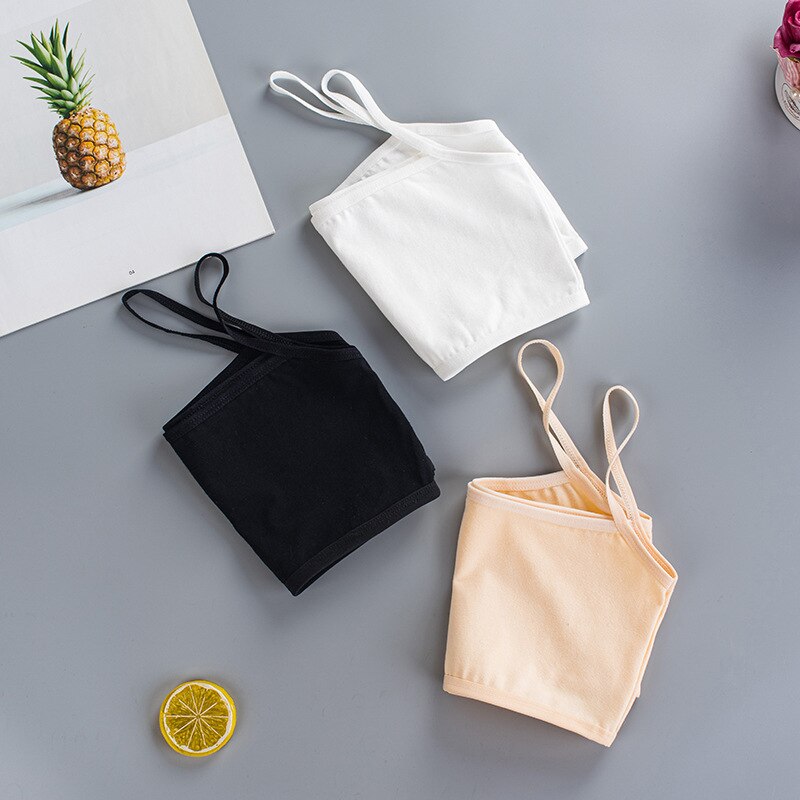 Sostén de entrenamiento para niñas, sujetador de chica joven de algodón, ropa interior para adolescentes de verano, ropa para pubertad
