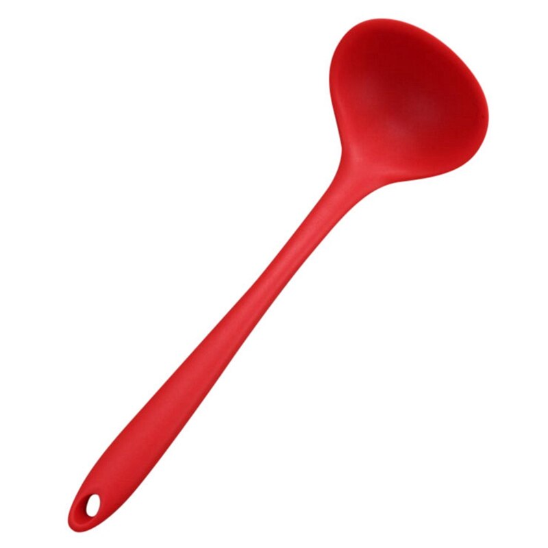 Kitchen Utensil Set Silicone Spoon Baking Cooking Tools Non-stick Cookware High Temperature Resistance Spoon Leak Shovel
