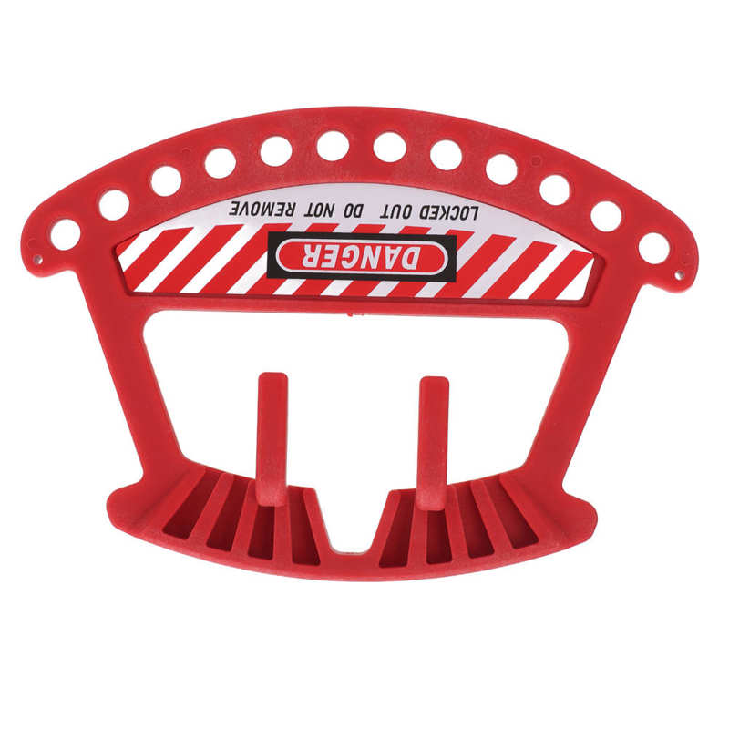 BD-B41 12 Holes Portable Safety Padlock Rack Plastic Hanging Key Management High Temperature Resistant Lock