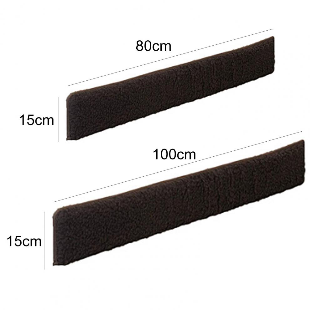 Winter Window Door Bottom Adhesive Sealing Sticker Strip Stickers Door Window Soundproof Foam Adhesive Tape Windproof Dustproof: 100cm