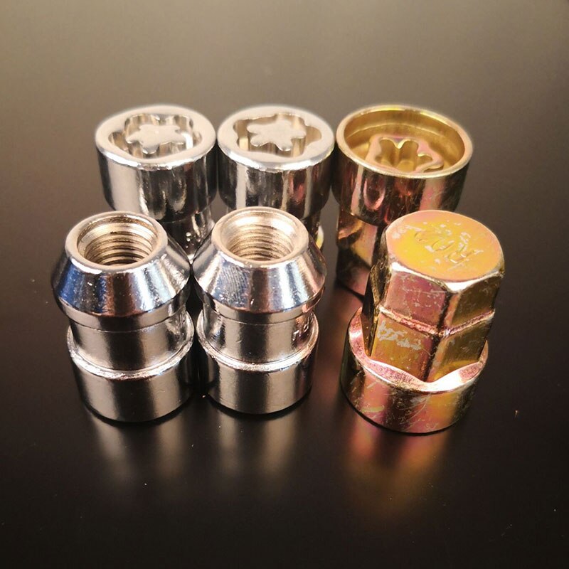 Anti-theft Wheel Bolt Lock Nut KeyCar Auto Anti-theft Bolts Wheels Screw Lock M12x1.5 with Security Key