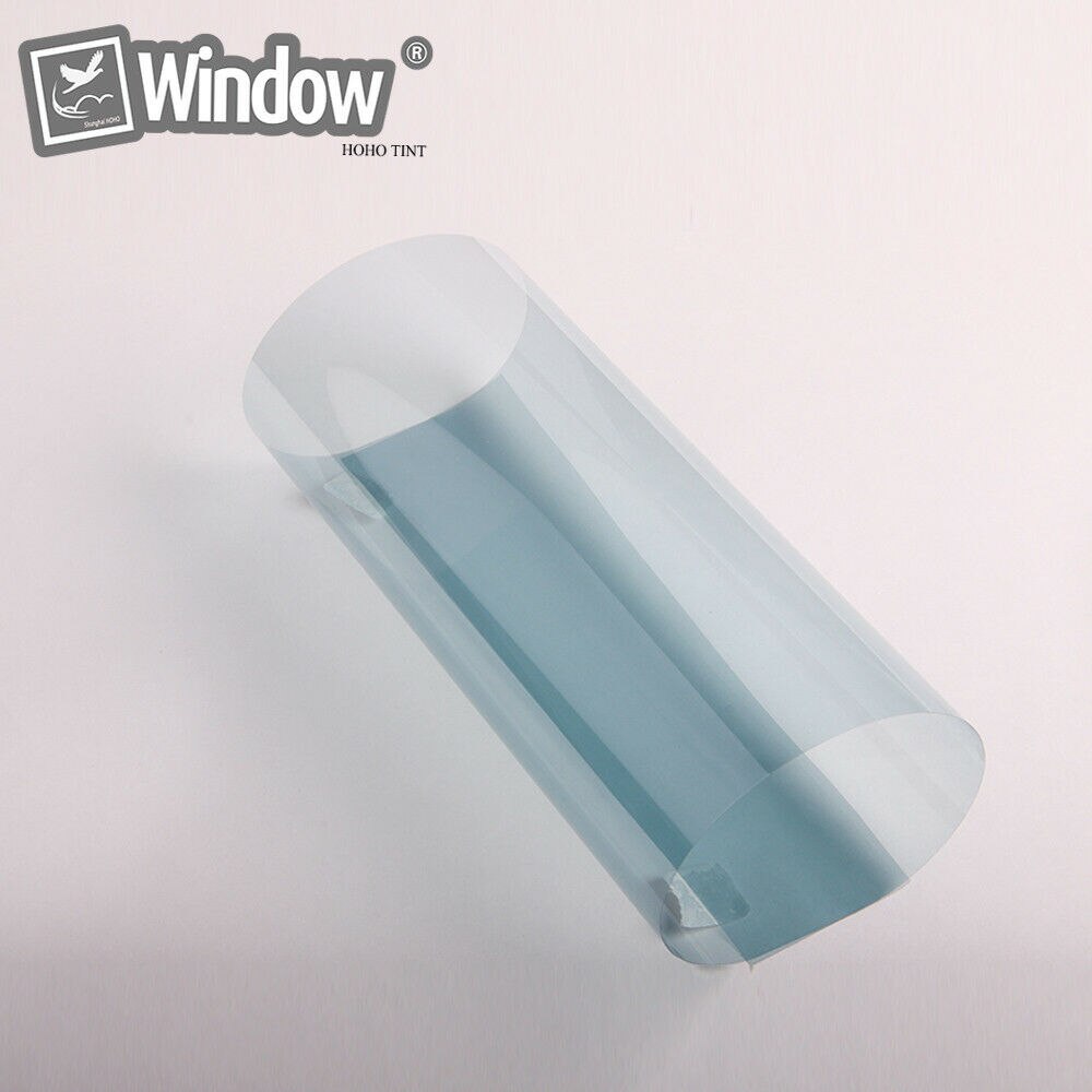 VLT 80% Film solaire bleu clair pare-brise pour voiture, pare-soleil, auto-adhésif, réparation thermique 99%, taille 50x100cm