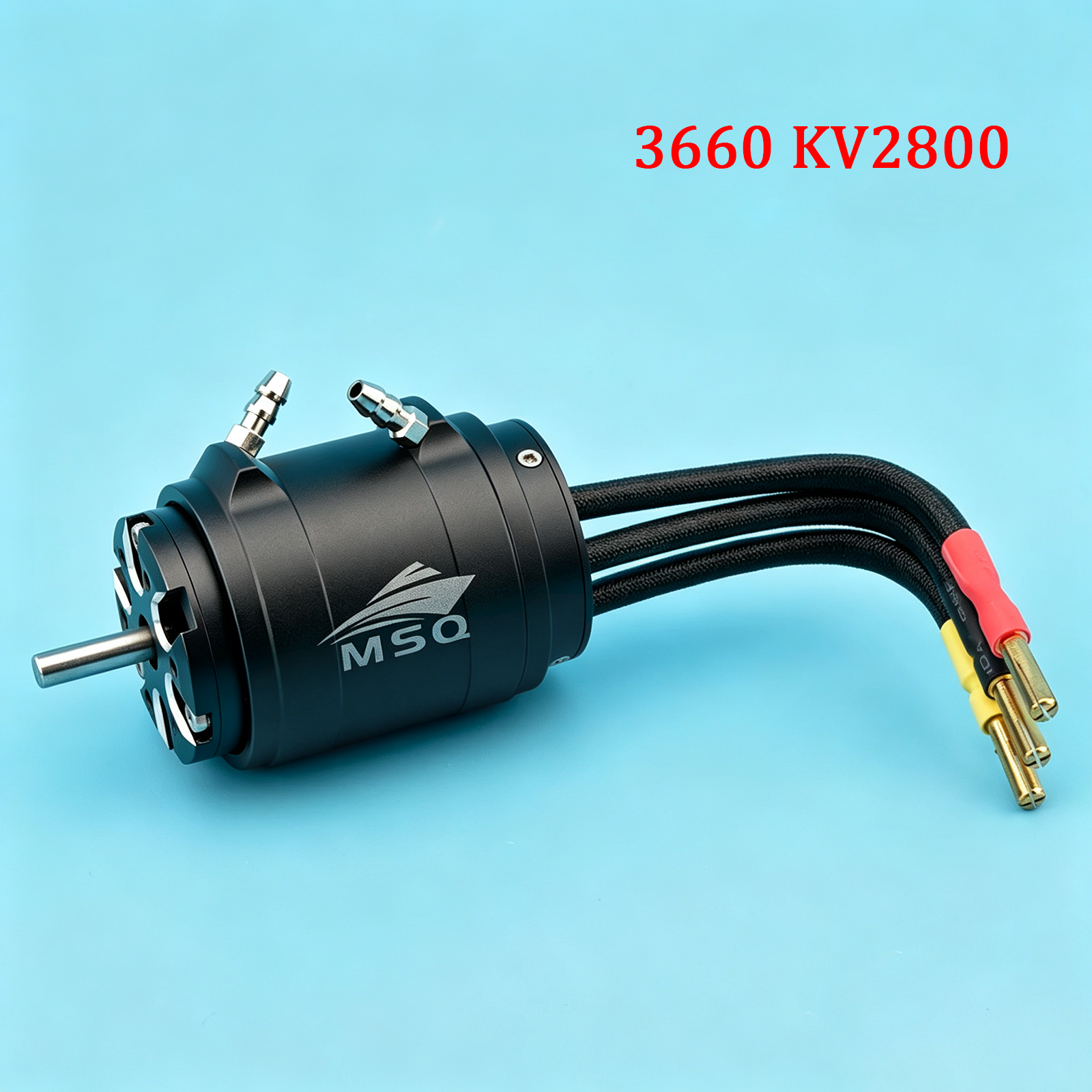 Ad alta Velocità MSQ 3650/3660/3674 Motore Brushless KV1600/1650/2000/2100/2200/2800/3400/3500 motore a 4 Poli Per La RC Marine Barche: 3660 2800KV 01