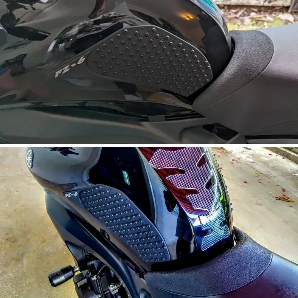 Serbatoio Trazione Pad Per YAMAHA FZ6 N/S 2004-2010 Motorfiets Decorazione Laterale Gas Ginocchio Grip Protector Anti Slip adesivo FZ6N FZ6S
