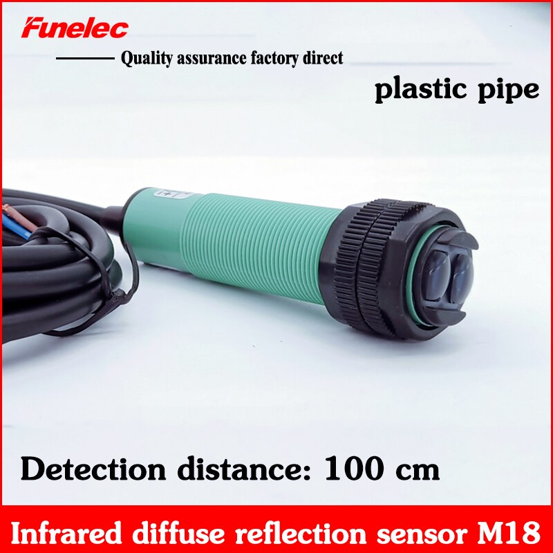 E3FN-D100P1 3-wire infrared photoelectric switch diffuse reflection sensor three-line pnp NO normally open
