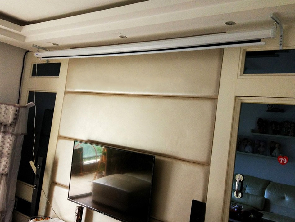 ThundeaL Adjustable Projection Screen Hanger Ceiling Mounts for Projector Screens L Shape Holder Specialized Hanger 90 degrees