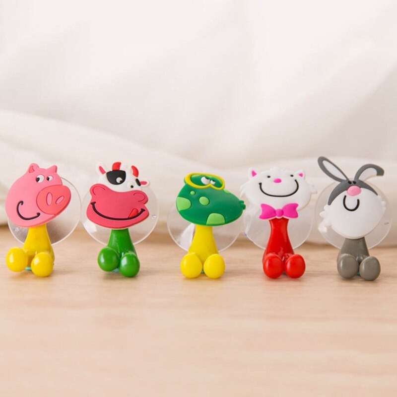 1PC kreskówka uchwyt na szczoteczki robić zębów naścienny śliczny uchwyt na szczoteczkę robić zębów akcesoria łazienkowe Organizer na szczoteczki robić zębów