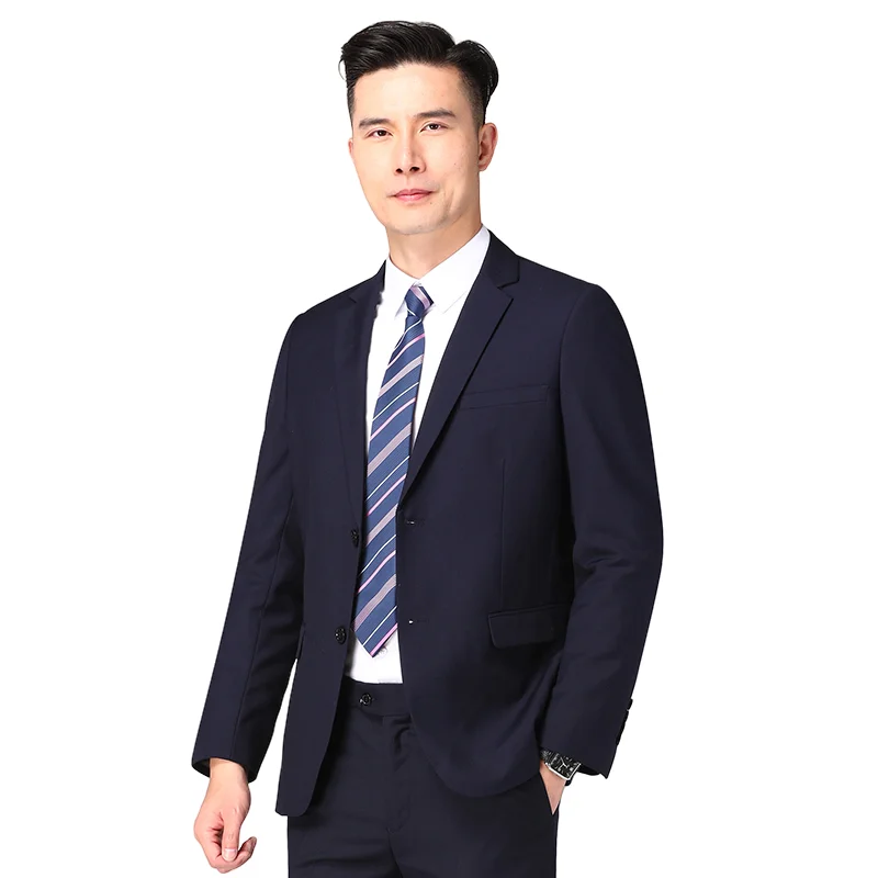 Traje (Blazer + Pantalones) para hombre, traje de negocios de , talla grande, ropa de trabajo , vestido de novia para novio, mejor traje