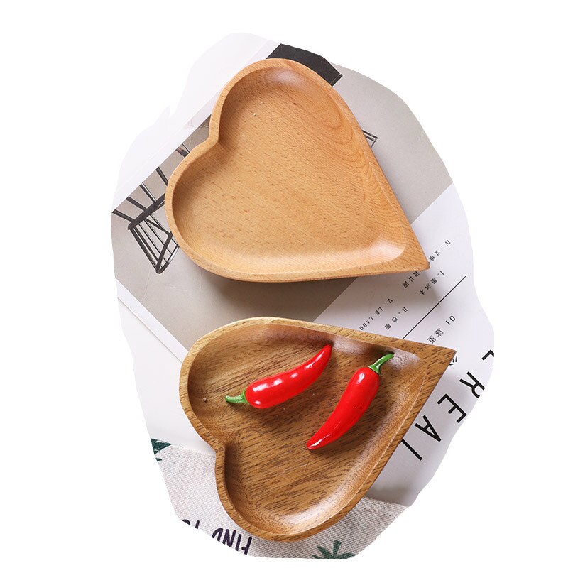 petit plat en bois japonais plats irréguliers assiette à Dessert en bois assiette à noix