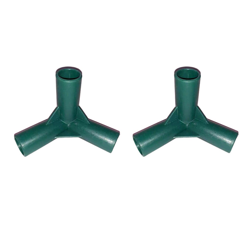 16MM Bevel Three-way Plastic Frame Flower Support Corner Connector Plant Post Holder Greenhouse Connector