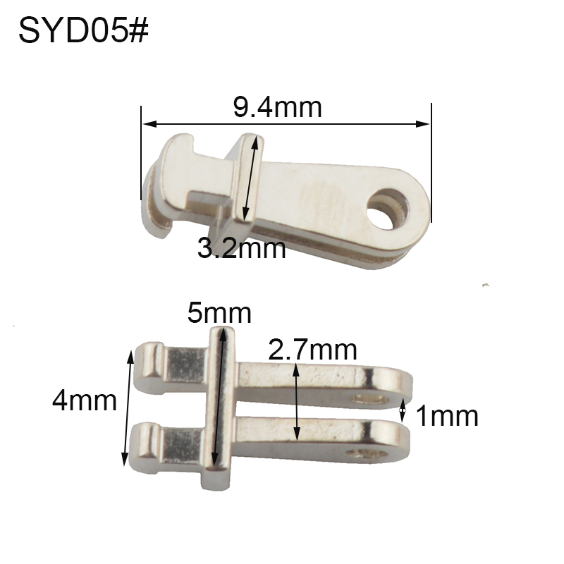 20Pcs (10Pairs) Brillen Scharnier Reparatie Vervanging Bril Enkele Dubbele Tand Scharnier Reparatie Accessoire: WHITE