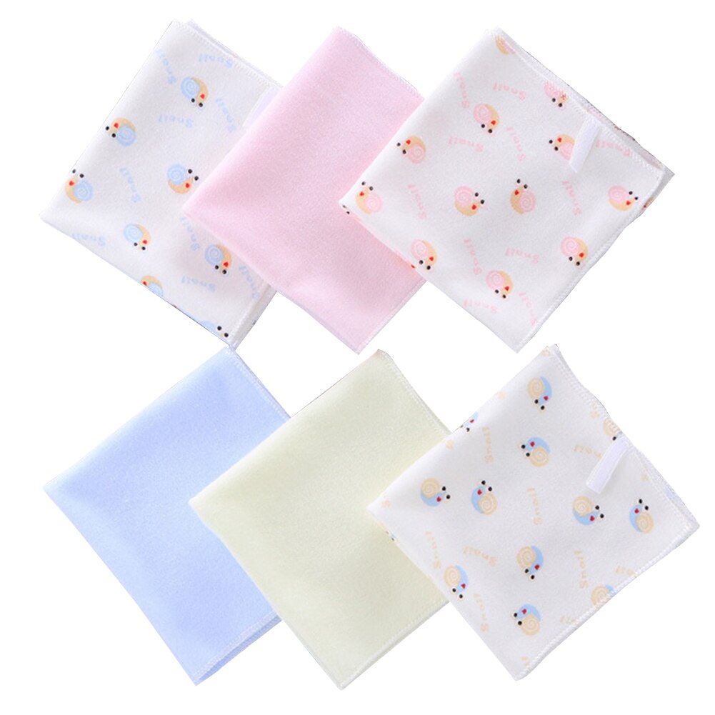 6 Stuks Extra Absorberende Accessoires Soft Cotton Blend Herbruikbare Unisex Gezicht Handdoek Baby Burp Doeken Basten Feeding Draagbare Grote