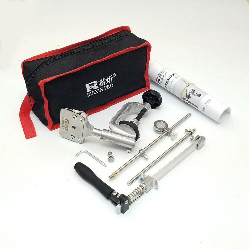 Iron Steel Kitchen Sharpener Kitchen Knife Sharpener Sharpening Tools Fix-angle With 4 Stones Whetstone: Package 1