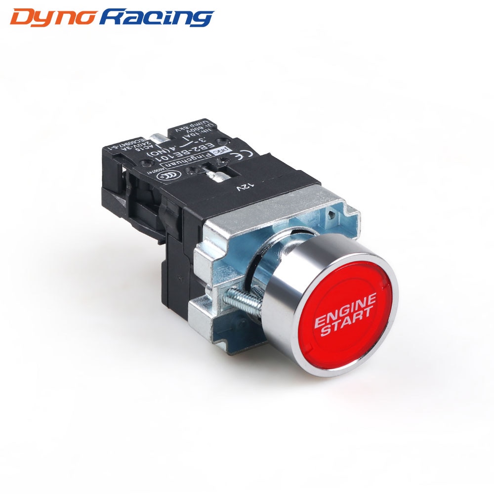 12V 10A LED Car Engine Power Start Ignition Starter Push Button Switch Ignition Switch Panel Engine Start Push