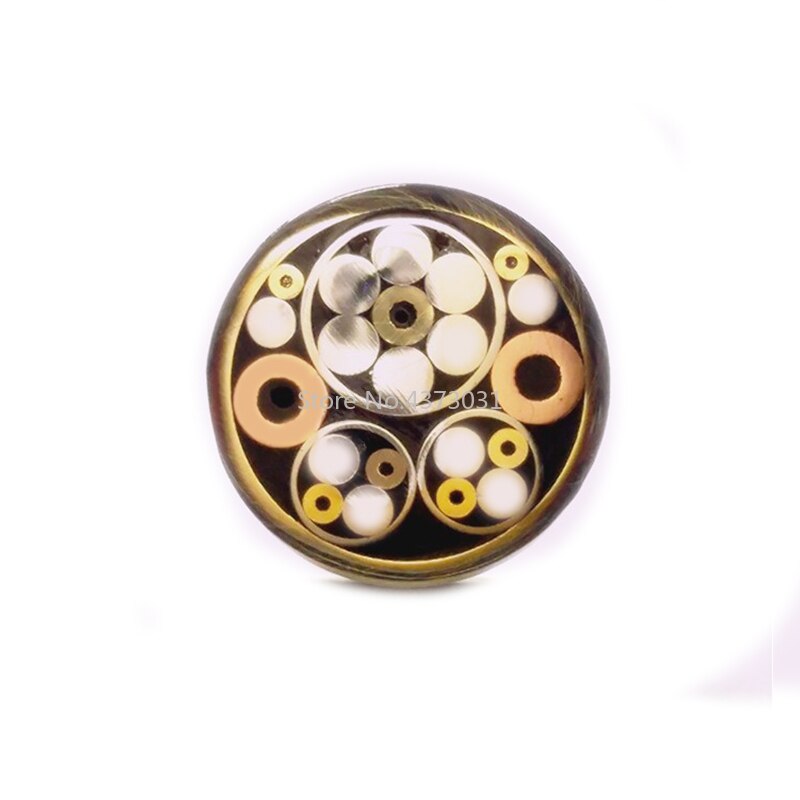 Rivets en mosaïque pour manche de couteau, 8mm, 17 types de , Style exquis, longueur 90mm