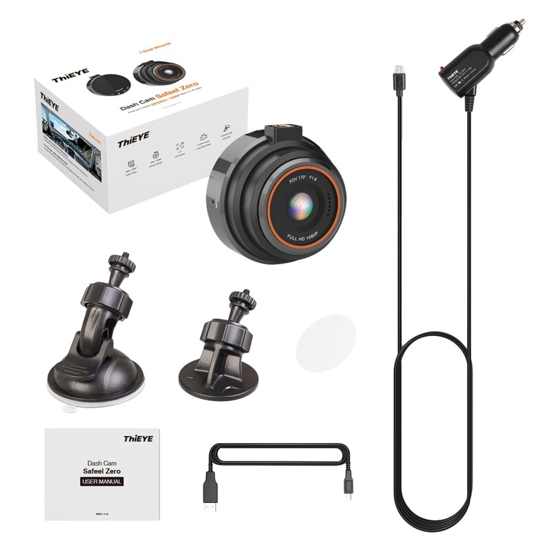 Thieye Bindestrich Nocken Safeel Null Dvr Kamera Echt Hd 1080P 170 Weitwinkel Dashcam Mit G-Sensor Parkplatz modus Kamera Rec: Ursprünglich Titel