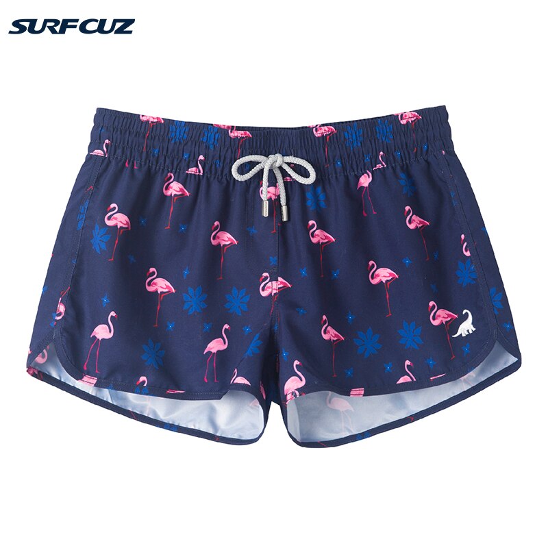 SURFCUZ Women Swim Shorts Quick Dry Women Beach Board Shorts for Swimming Surfing Summer Women Swimsuit Shorts