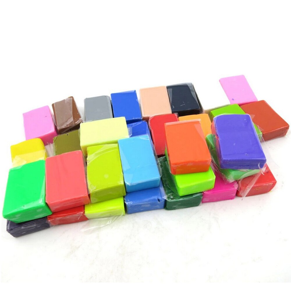 32 Kleuren Diy Oven Bakken Polymer Klei Modeling Moulding Intelligentie Speelgoed Voor Kids Kinderen (Assorti Kleur)