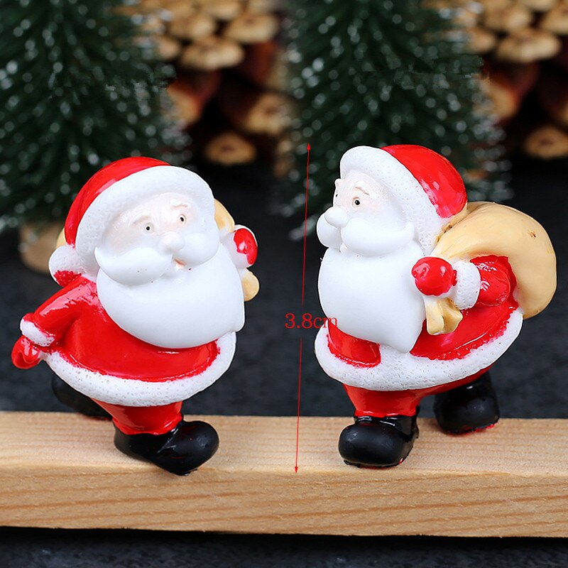 Julgran cupcake tårta dekoration baby god jul fest dekoration dessert bakning tårta topper dekoration: 6