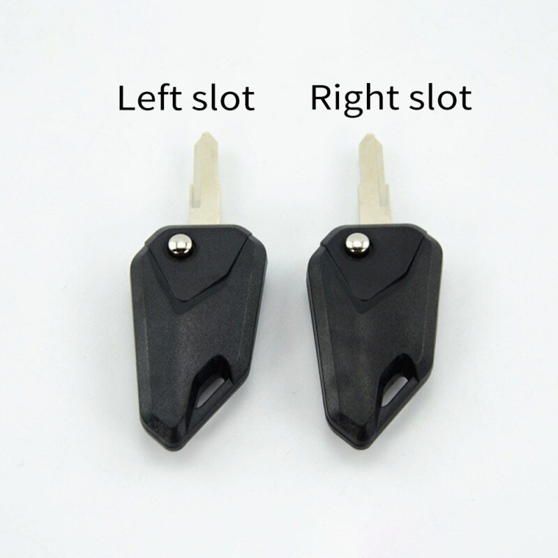 Motorcycle Key Blanks Separate Left/Right Slot Personality Aluminum alloy ABS DIY Keys Foldable Auto Pop-up Replacement Keys