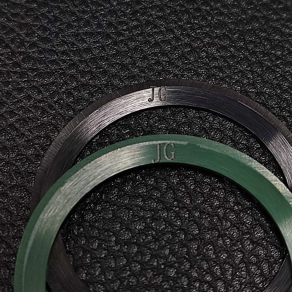 Schräge 38 mm Keramik Original hochwertige Uhrenlünetteneinsätze GMT Taucheruhr-Einsatz