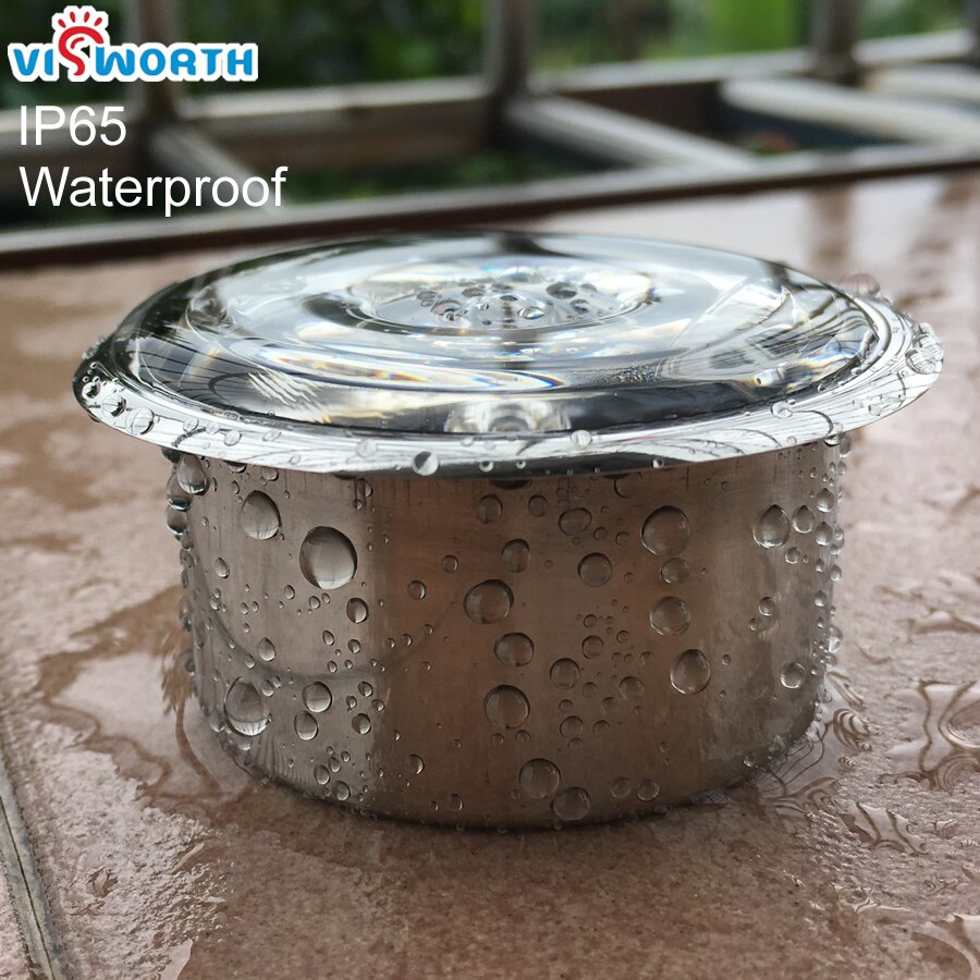 [VisWorth] RGB Solar Power Buried Light Night Light Garden Stair Decor Emergency Lamp IP68 White,Red,Green,Blue,Yellow Garden