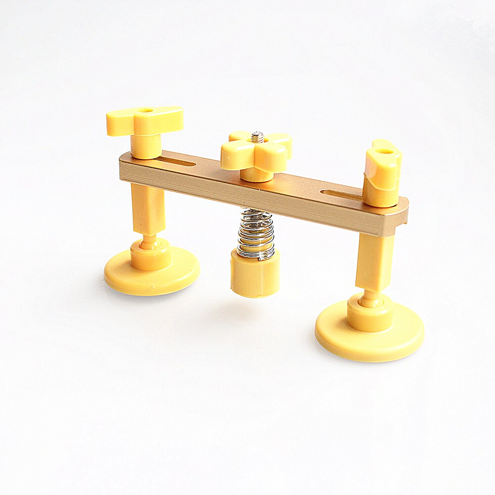 Car Body Dent Repair Paintless Dent Removal Repair Tools Puller Grip Dent Puller Kit Bridge Puller with Glue Puller Tabs