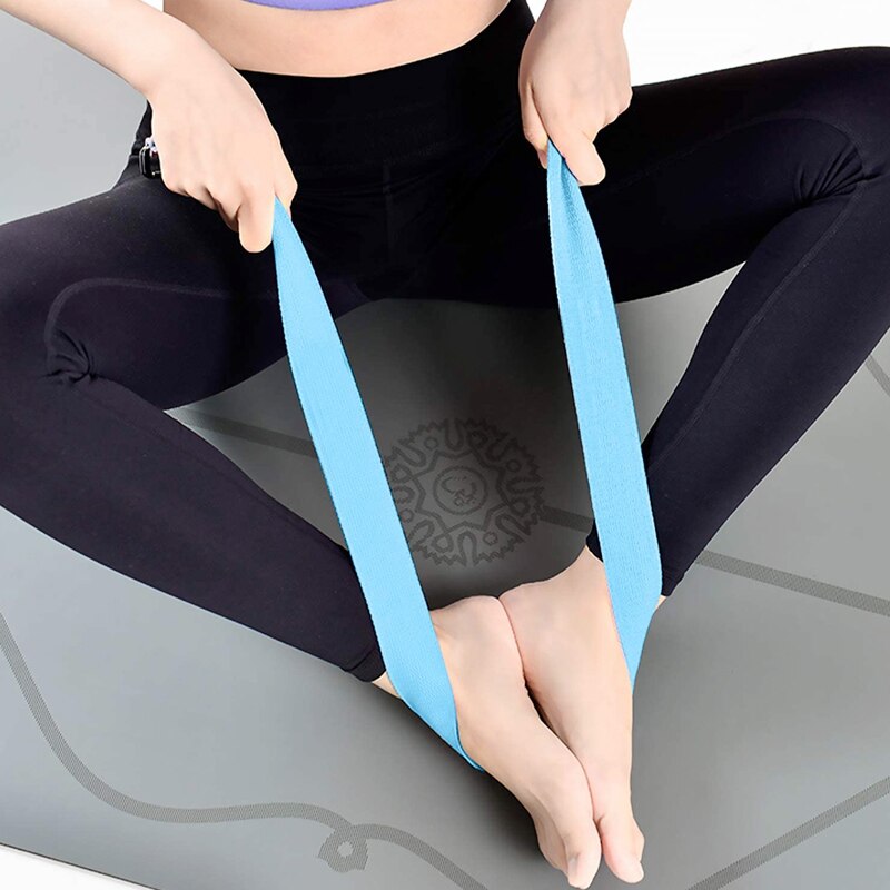Door Yoga Flexibility Leg Stretch Belt Flexibility Stretching Leg Stretcher Strap for Dance Gymnastics Trainer 300*3.8*0.2CM