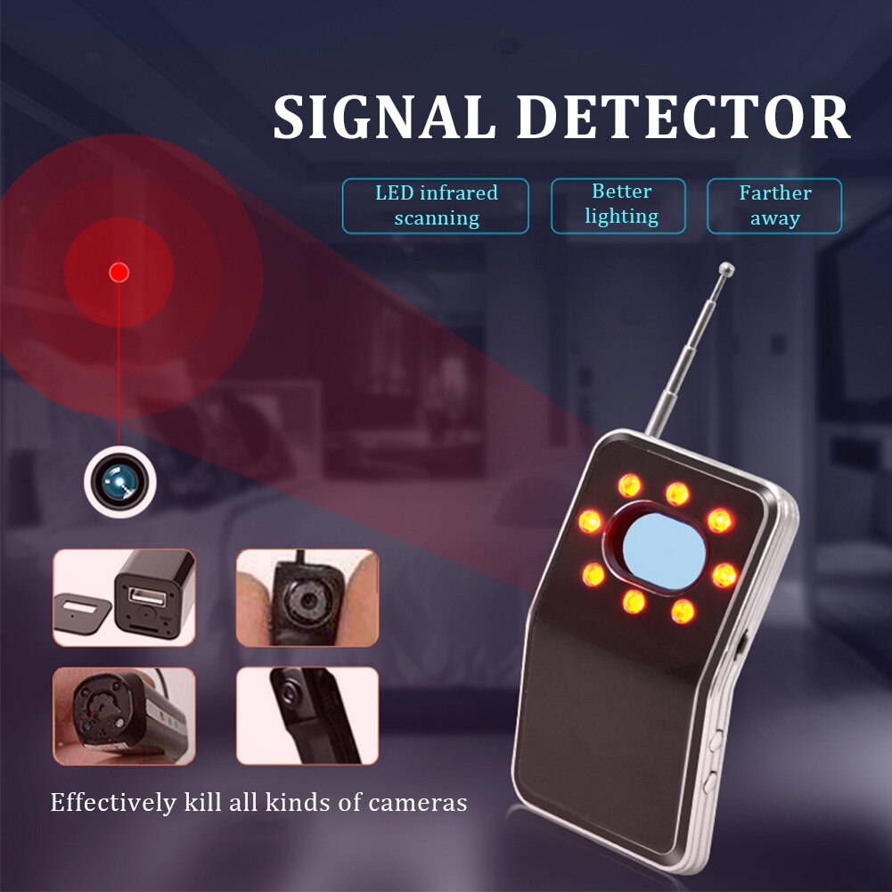 Signaaldetector, privacybescherming, gps-zoeker, draagbaar, handzaam, oplaadbaar, beveiligingsalarm, anti-cancer, eenvoudige bediening.