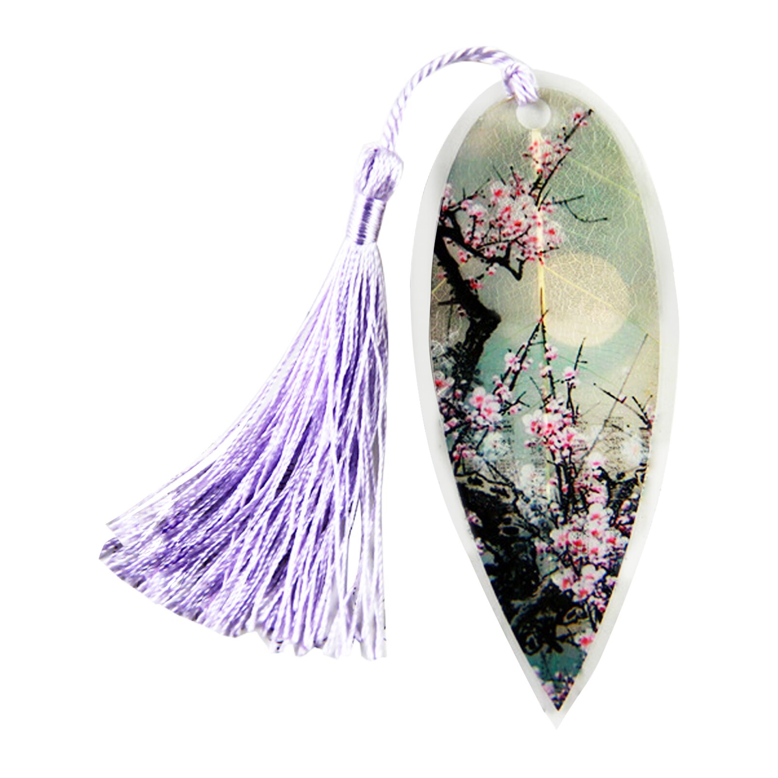 Handmade Student DIY Craft Mini Wedding For Reader Office School Party Decor Tassel Bookmark Leaves Vein Stationery Portable
