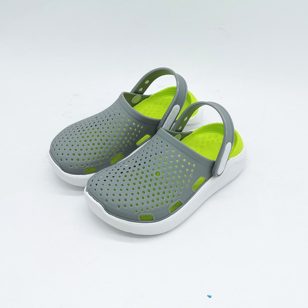 Goede Zomer Kids Jongens Croc Slippers Strand Schoenen Voor Jongen Mannelijke Kinderen Maat Eu 30-35 Ons 11-3