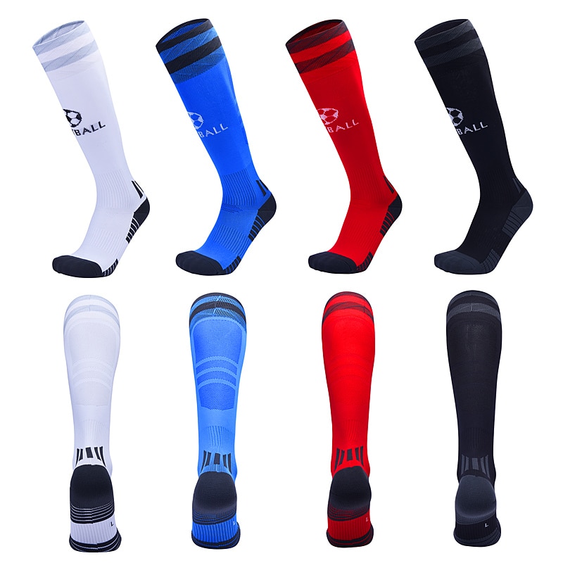 Professionale Uomo di Calcio Calzini e Calzettoni Traspirante Sport Calzini da calcio Antiscivolo Lunga Calza Trusox All'aperto Delle Donne di Nylon Elastico Calzini e Calzettoni