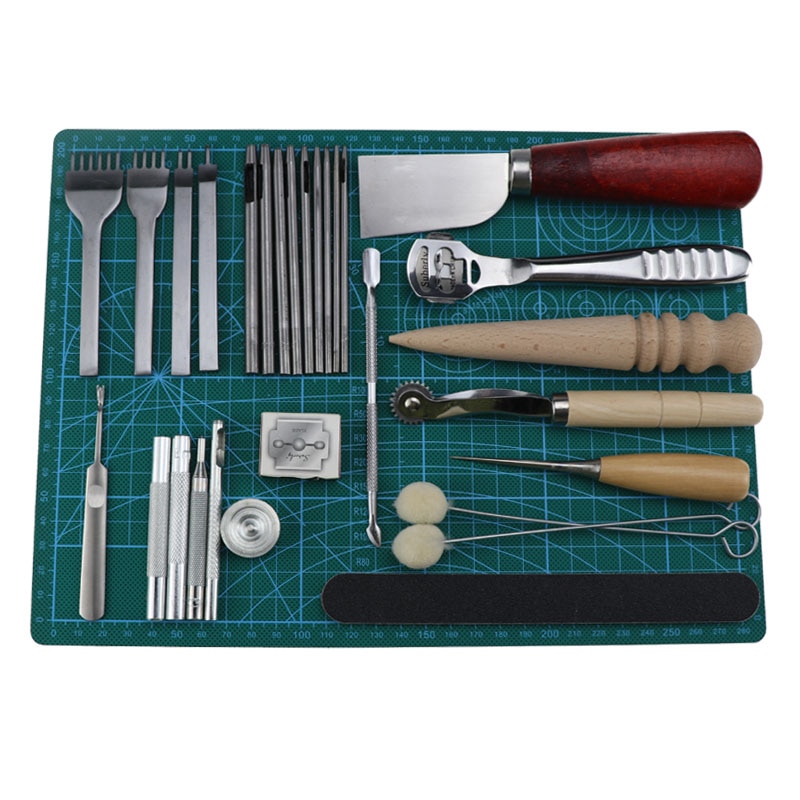 DIY leather tools Handmade leather tools set