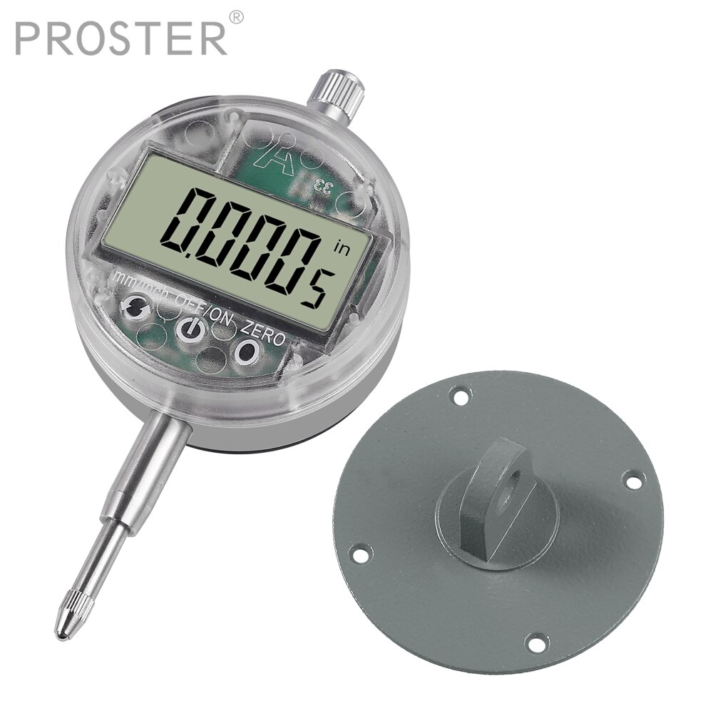 Touch Switch Digital Dial Indicator 0.01mm/0.0005'' 12.7mm/0.5'' High-Precision Measurement DTI Gauge Dial Test Indicator