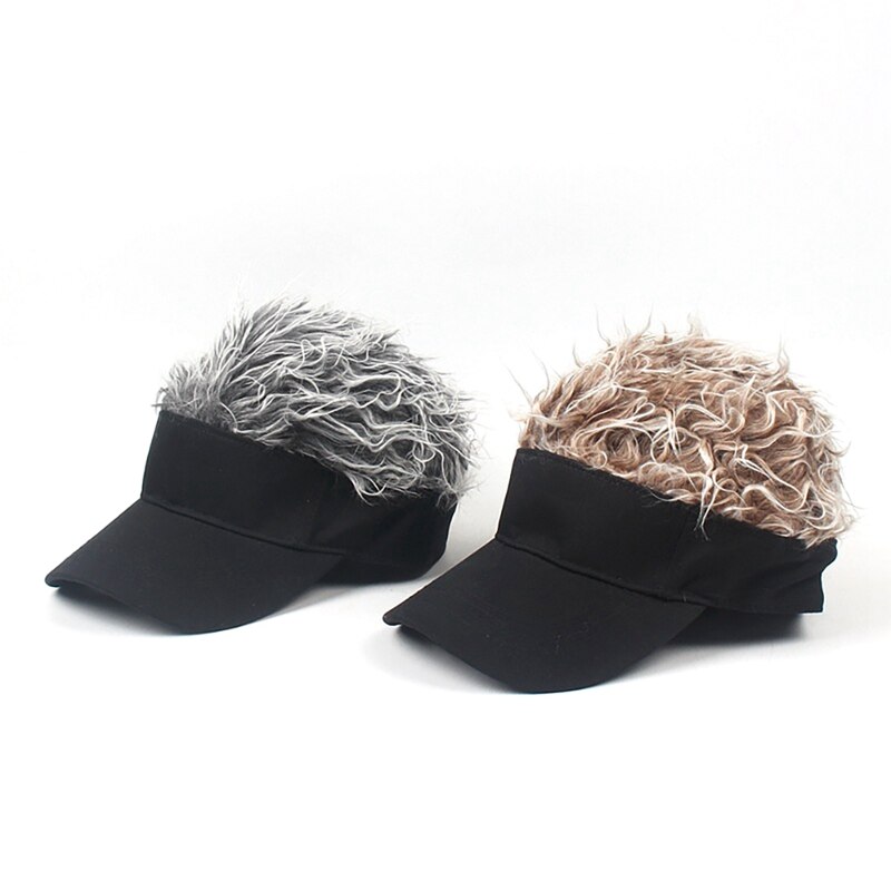 Tennis Baseball Cap Haar Krullen Pruik Natuurlijke Pruiken Natuurlijk Sluit Synthetische Hoed Pruik Verstelbare Unisex Voor Outdoor Sport