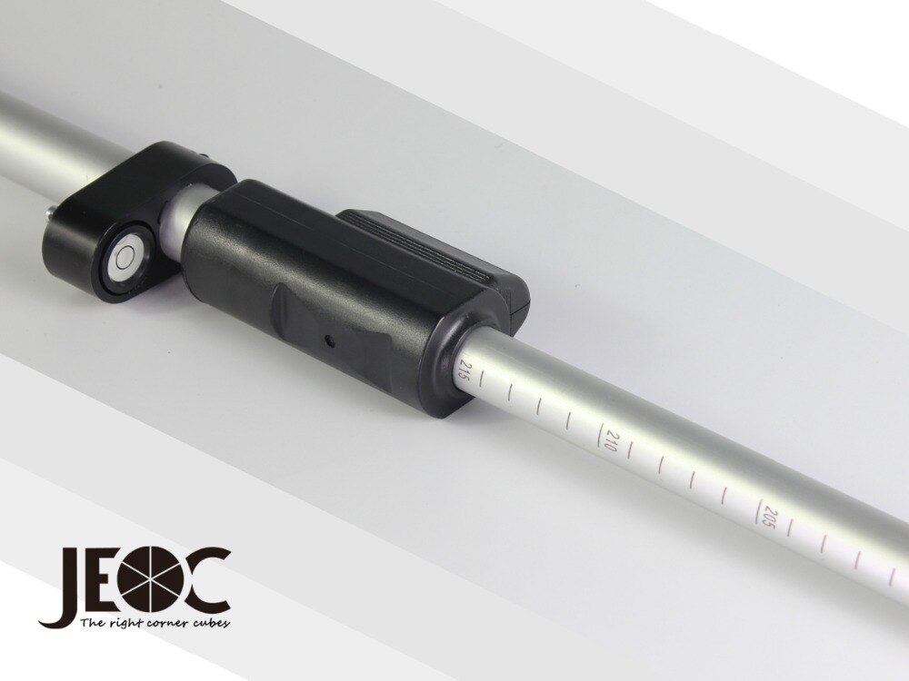 215mm Compression Lock Surverying Prism Pole with 5/8 Inch Mount, for Topcon Sokkia Seco Systems