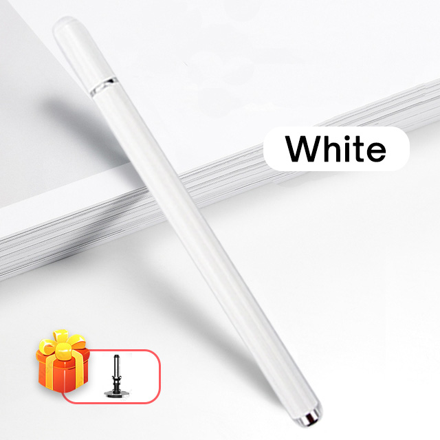 Lápiz táctil Universal para iPad Pro 11, 12,9, , , , 7th, 8th Air 2, 3, 4, , , 5th, 6th, para iPad, iPhone, Samsung y Xiaomi: White