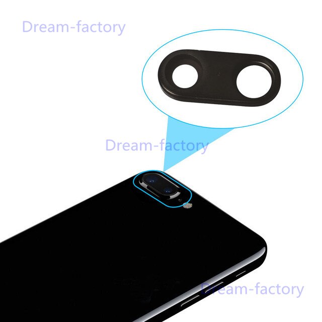 Lentille de caméra arrière en verre avec bande de remplacement, pour Apple iPhone X XS Max Xr 7 8 Plus
