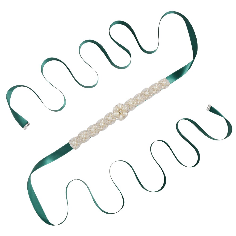 ZMS155 argent strass ceinture de mariage robe de mariage ceinture ceinture de mariée demoiselle d'honneur ceinture ceinture pour robe de soirée diamant ceinture: green