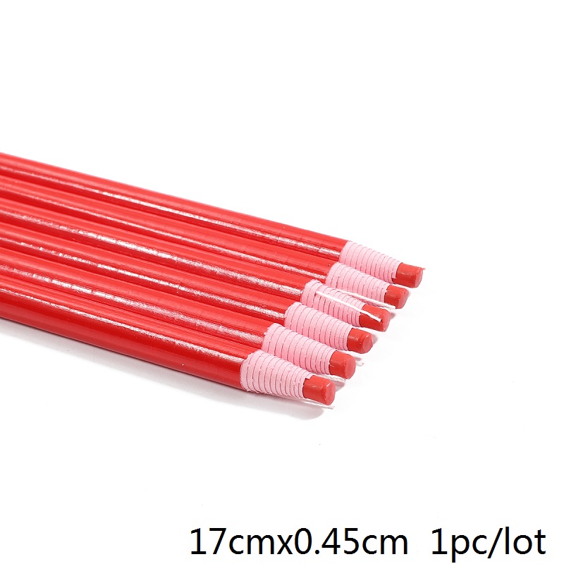 Sarti in tessuto multicolore gesso cancellabile pennarello in tessuto patchwork modello di abbigliamento impostato di attrezzi per cucire fai-da-te accessori per cucito: 1pezzi rosso