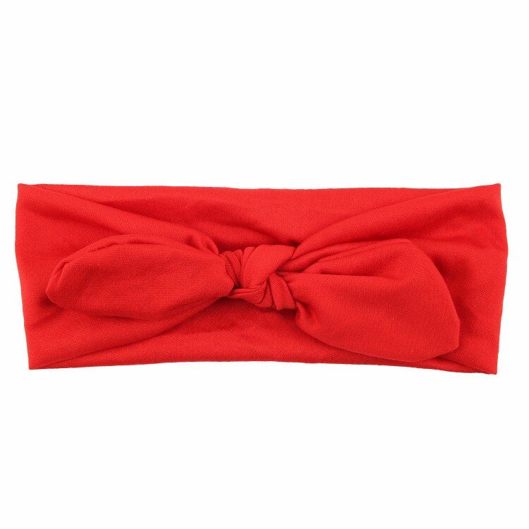 Moda bebê menina headbands bonito coelho arco orelha hairband bandana turbante nó cabeça envoltórios acessórios de cabelo para o presente da menina