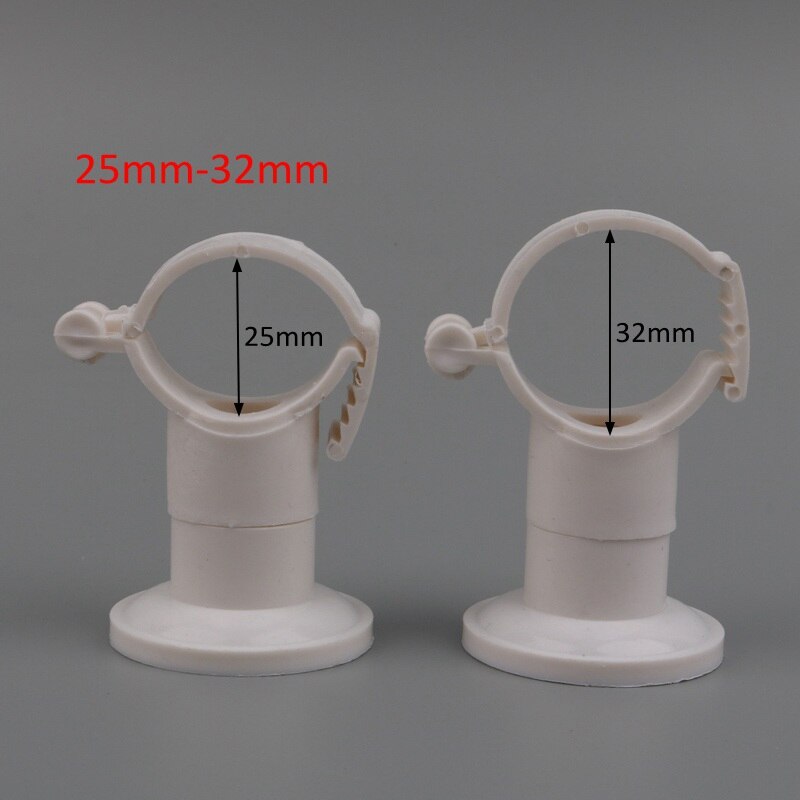 5pcs 20mm 25mm 32mm 40mm PVC Water Pipe Clamp PVC Pipe Support PPR Pipe Bracket Garden irrigation Connector Hard Tube Clamp