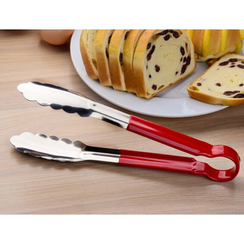 Stainless Steel Food Clip Snack Fryer Buffet Serving Tongs France Frying Kitchen Food Tongs