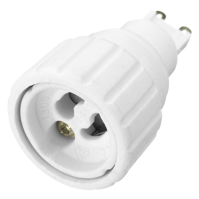 Lampe baser  g9 to gu10 lampe holde base screw led pære lamper adapter holder socket converter 220v 5a pbt material