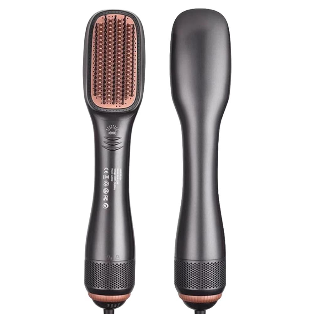 Air Brush Hair Dryer Brush 3 in 1 Volumizing Curling Straightening Brush Ionic Styling Tool for Women: Default Title