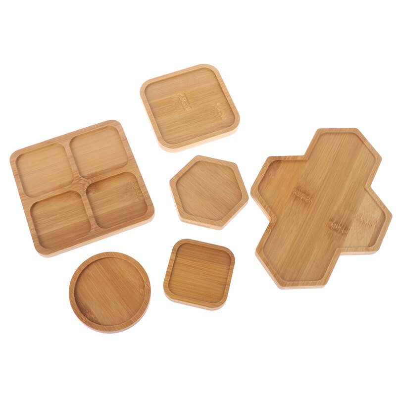 Mini Flowerpots Square Round Juicy Plants Vase Flower Pots Trays Container Small Bonsai Pot Home Ceramic Micro Garden Wedding