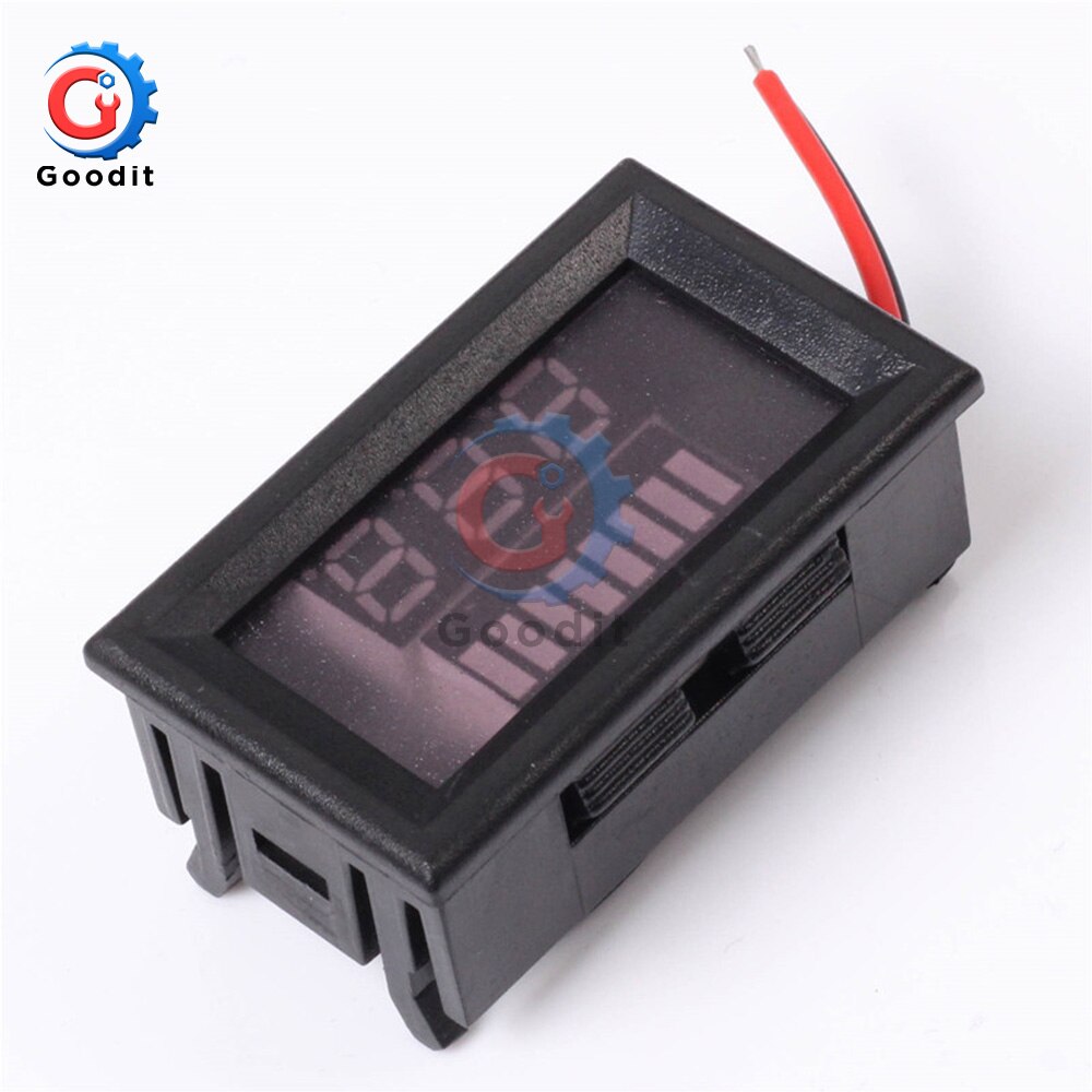 12V ACID Lead Lead-acid Battery Charge Level Indicator Digital Battery Tester Lithium Battery Capacity Meter LED Voltmeter Dual