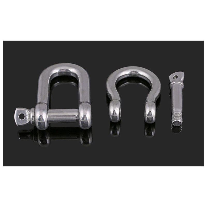 Japanese-style D type Shackle Chain with Buckle U type National Standard Lifting Shackle and Reuse Shackle 304 Stainless Steel