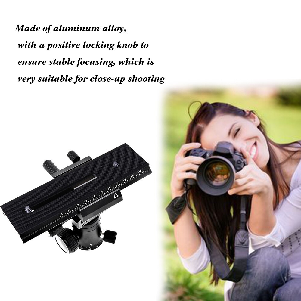 Camera Rail Beugel Slide Rail Klem Plaat Houder Beugel Waterpas Compatibel Voor Zwitserse Camera Statief Balhoofd Monopod