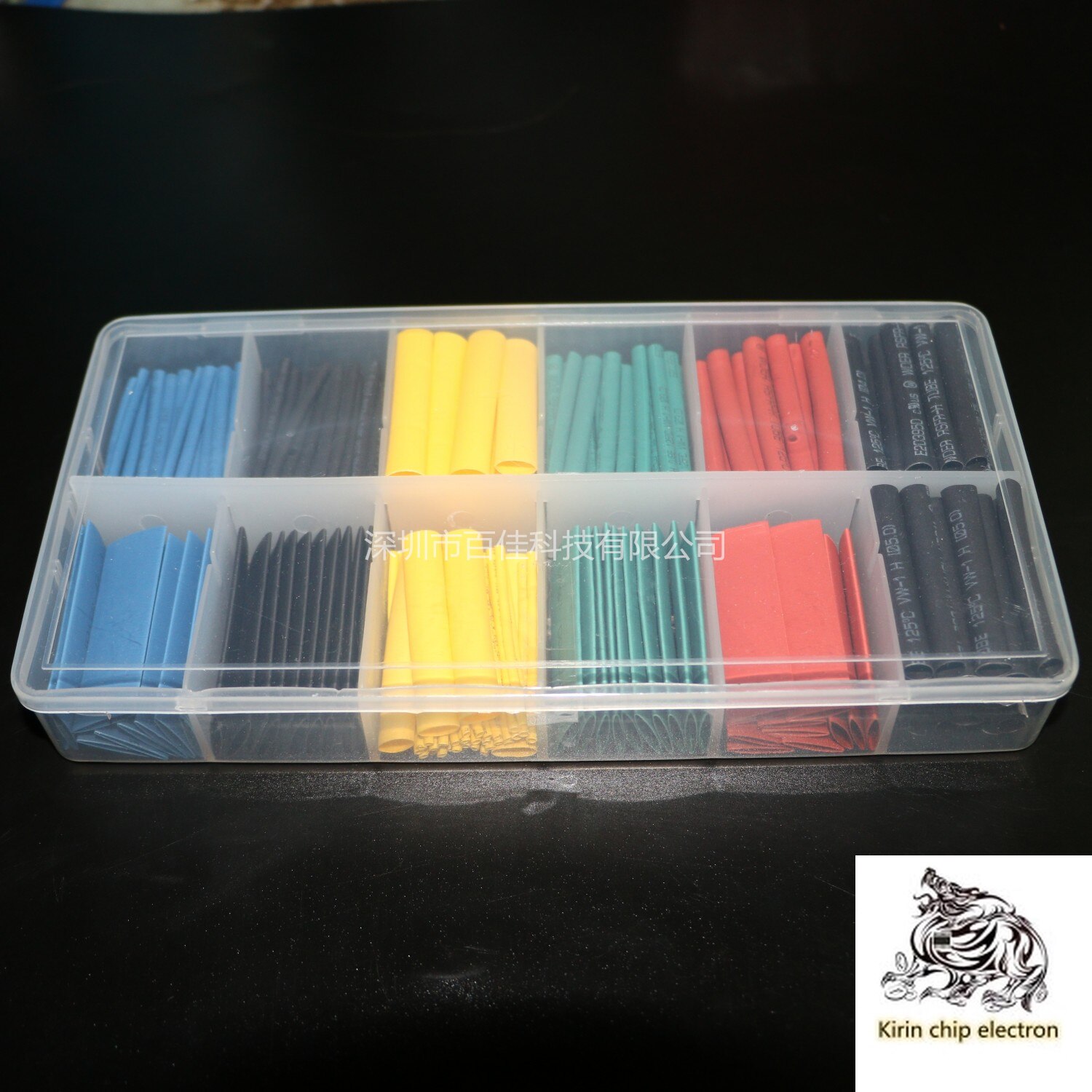 280pcs / lot heat shrinkable tube combination wall heat shrinkable tube set 280pcs box package,